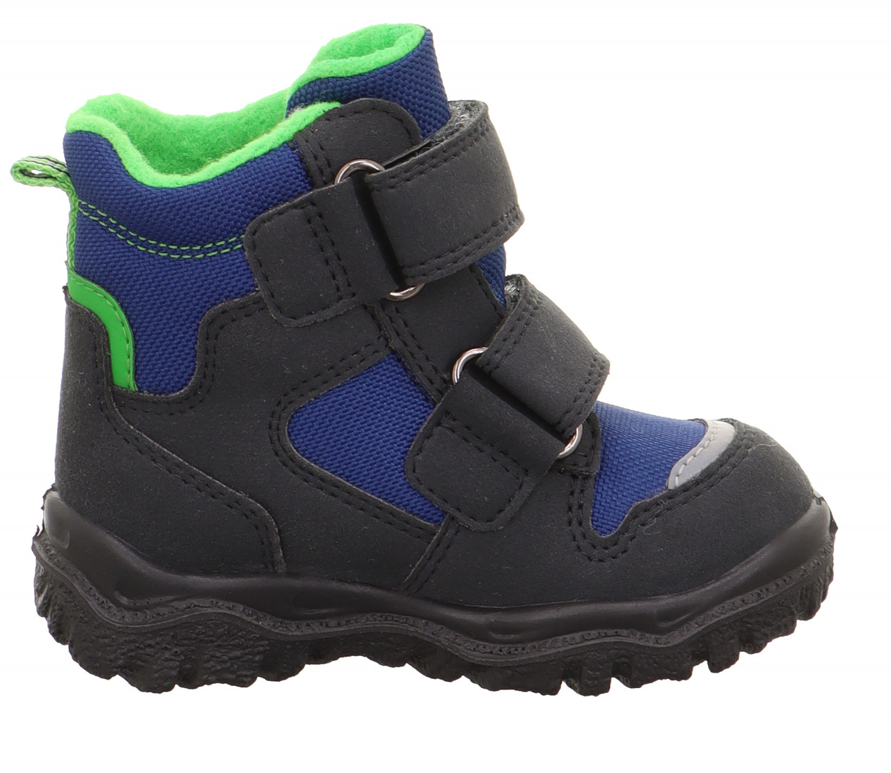 HUSKY1 - Grau/Grün Boots mit Klettverschluss