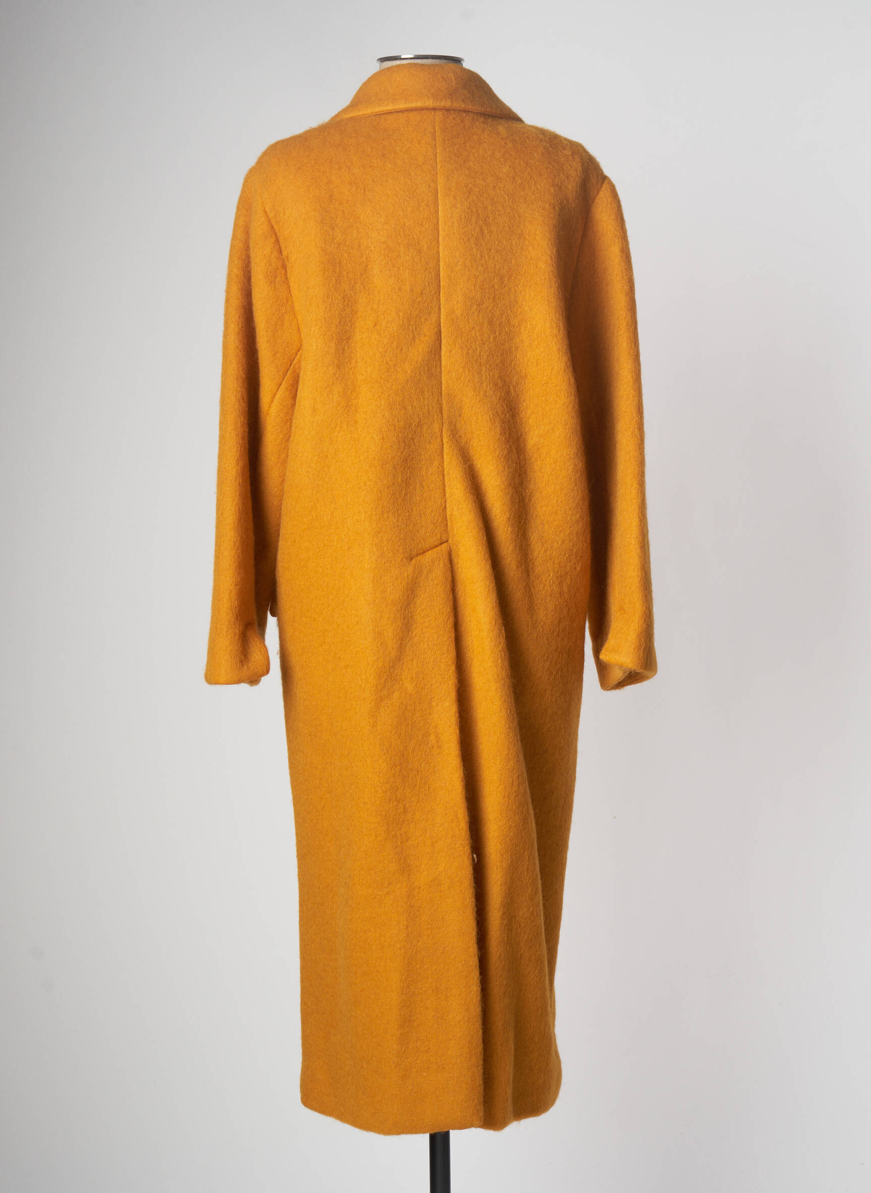 Mango Manteaux Longs Femme couleur jaune