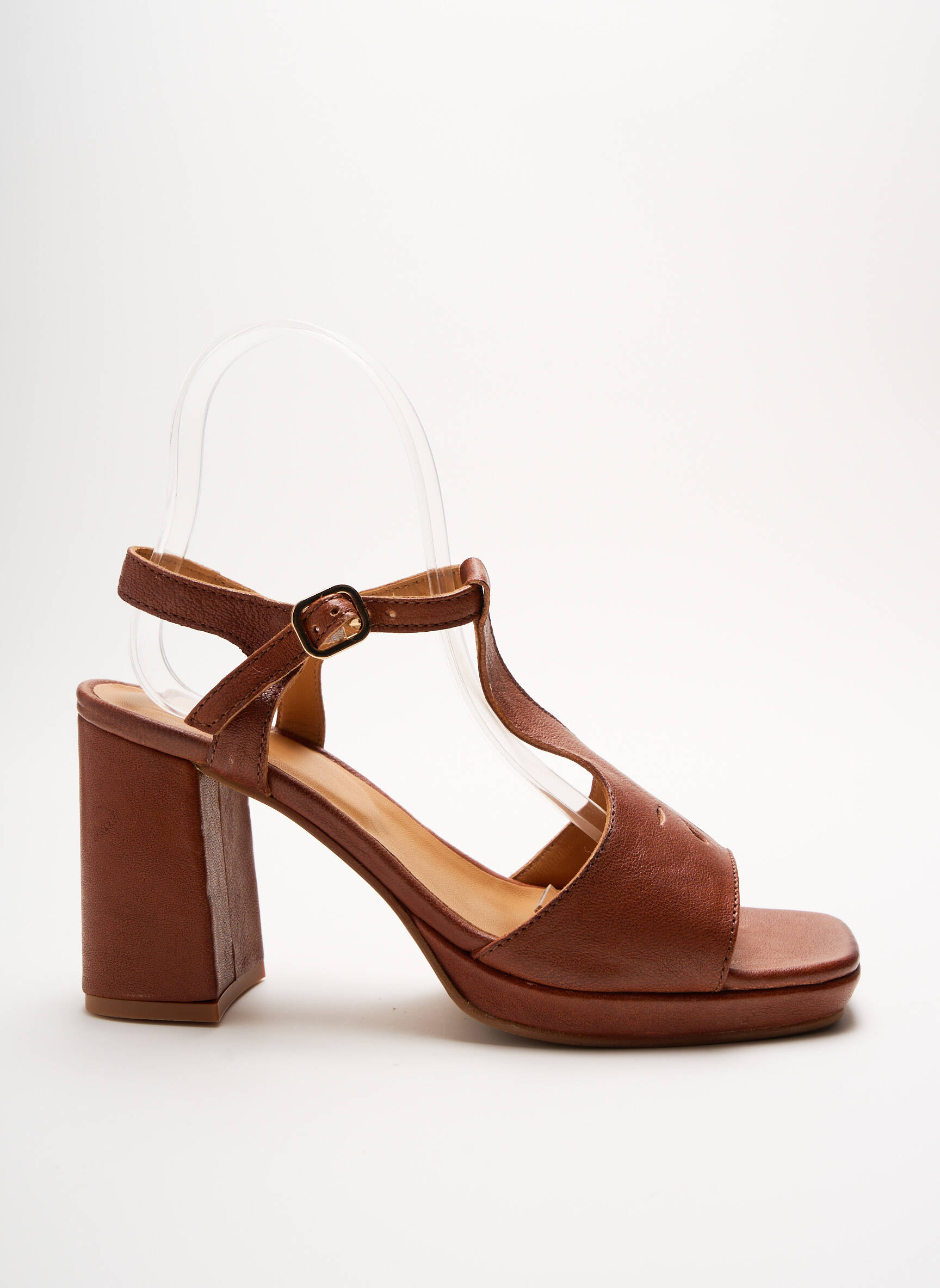 Aliwell Sandales Nu Pieds Femme couleur marron