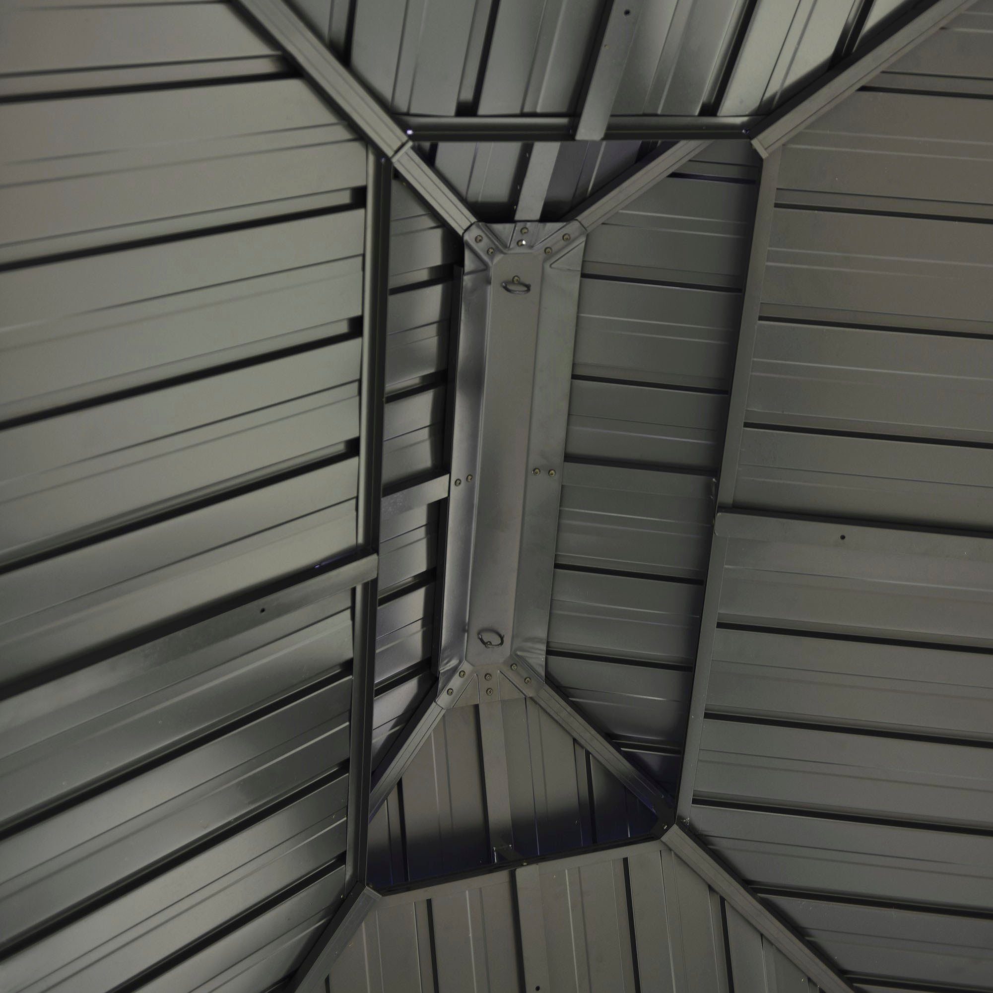Leco Pavillon He_lena, 4,85 x 3,65 m Anthrazit Aluminium