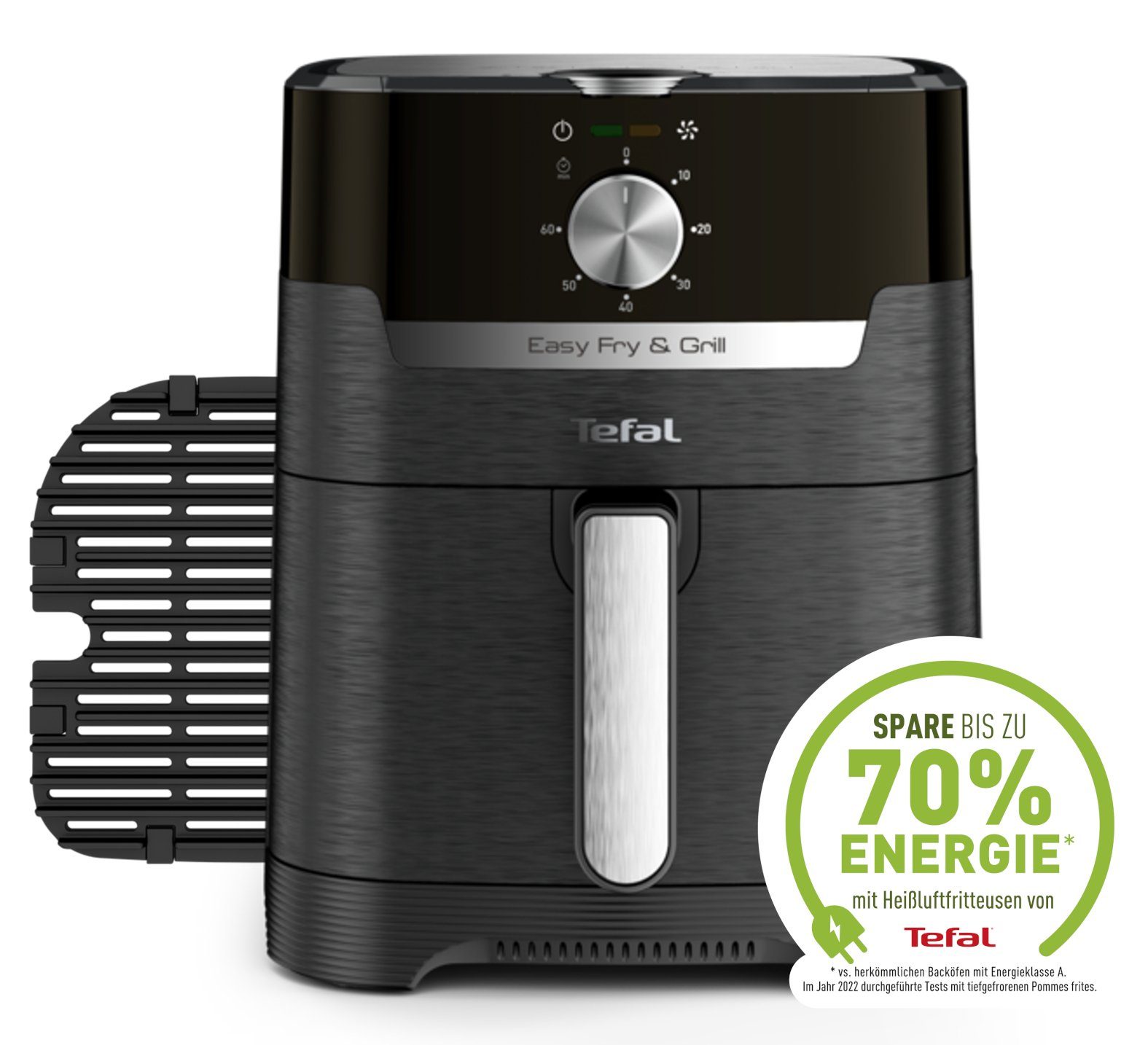 Tefal Heißluftfritteuse Tefal EY5018 Easy Fry & Grill Heißluftfritteuse 2-in-1, 1550,00 W, 4,2l Fassungsvermögen