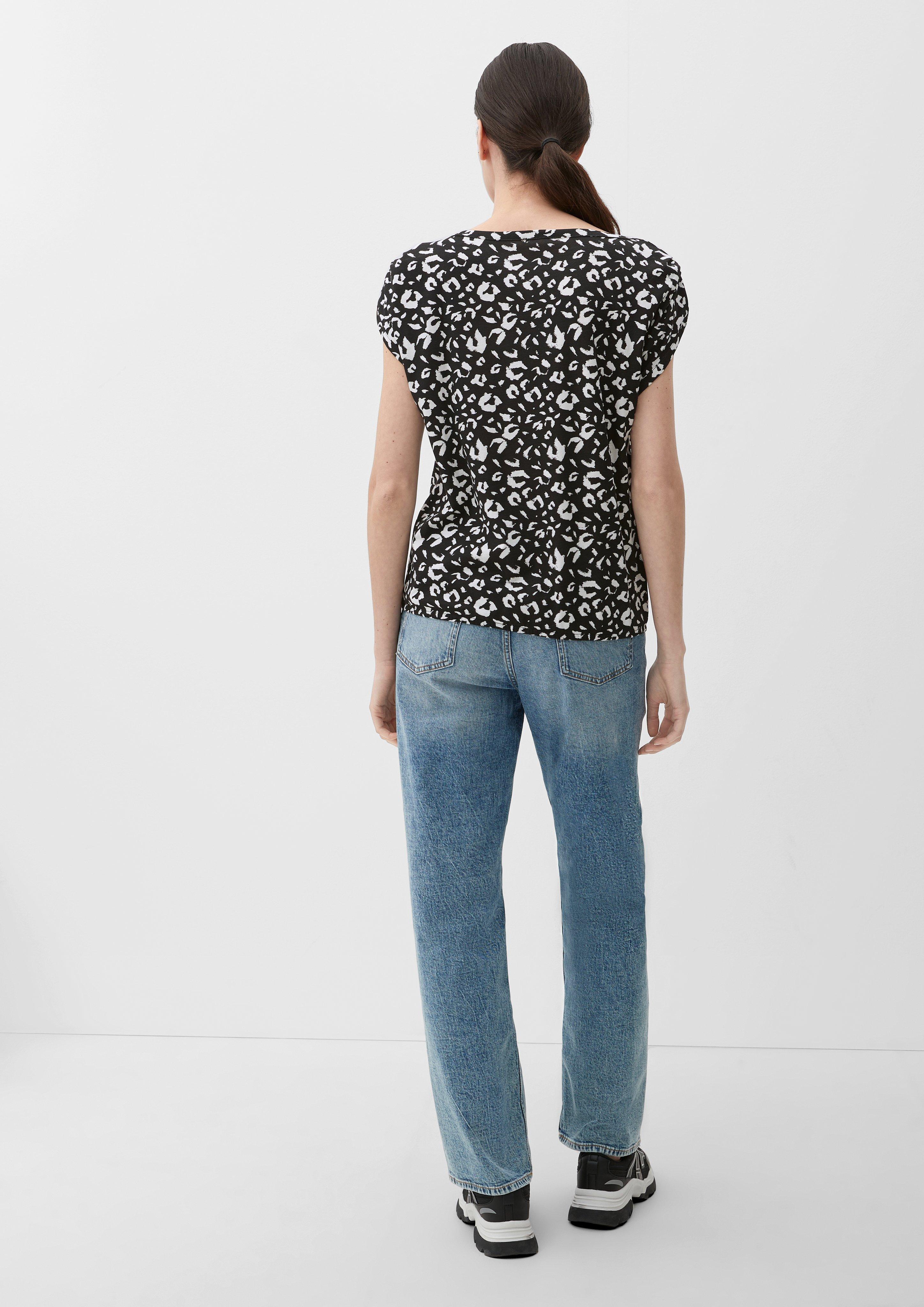 Shirt mit U-Boot-Ausschnitt  2132634-99A6
