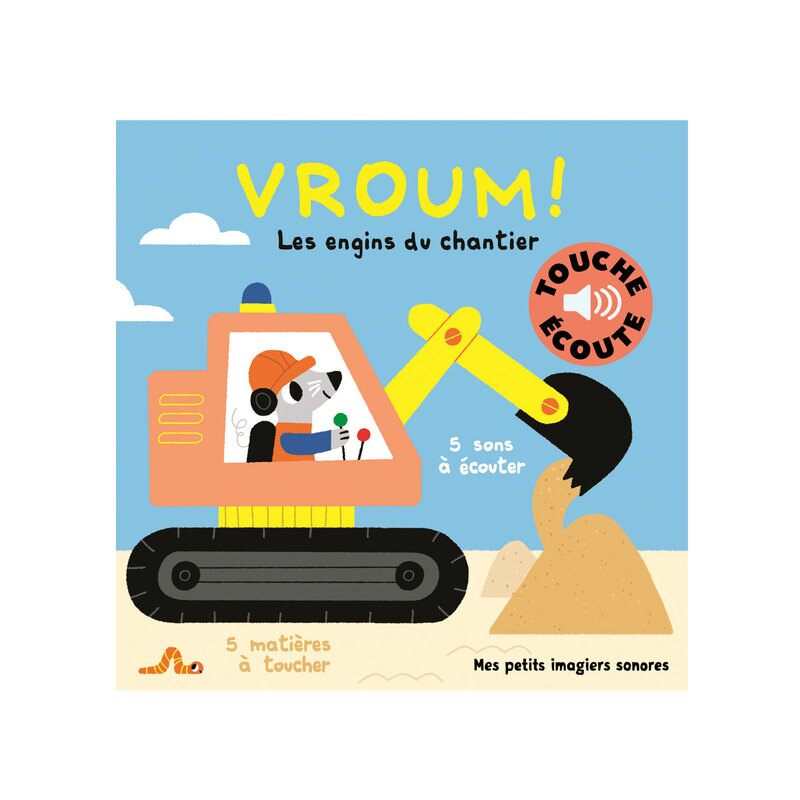 Livre Vroum ! Les engins du chantier - Gallimard Jeunesse