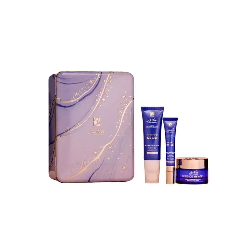 Kit de Crăciun Defense My Age DEFENSE MY AGE 2025 - Cutie antirid, exfoliant facial