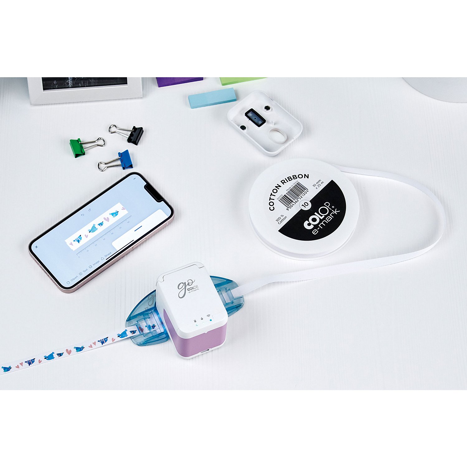 COLOP e-mark® go Starter-Set, mobiler Drucker
