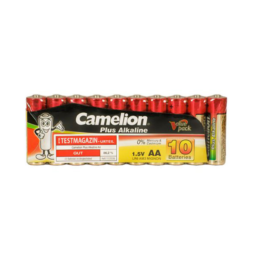 Camelion Plus Alkaline Mignon Batterien AA LR6 AM3, 1,5 V, 10 Stück - ATU