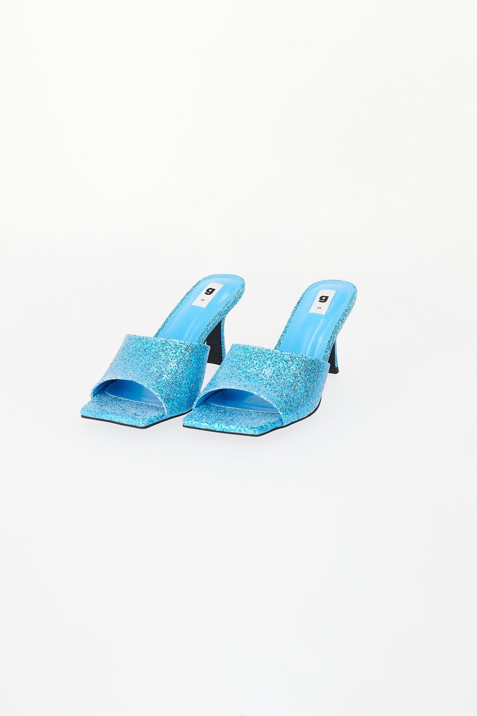Sparkling high heel sandals