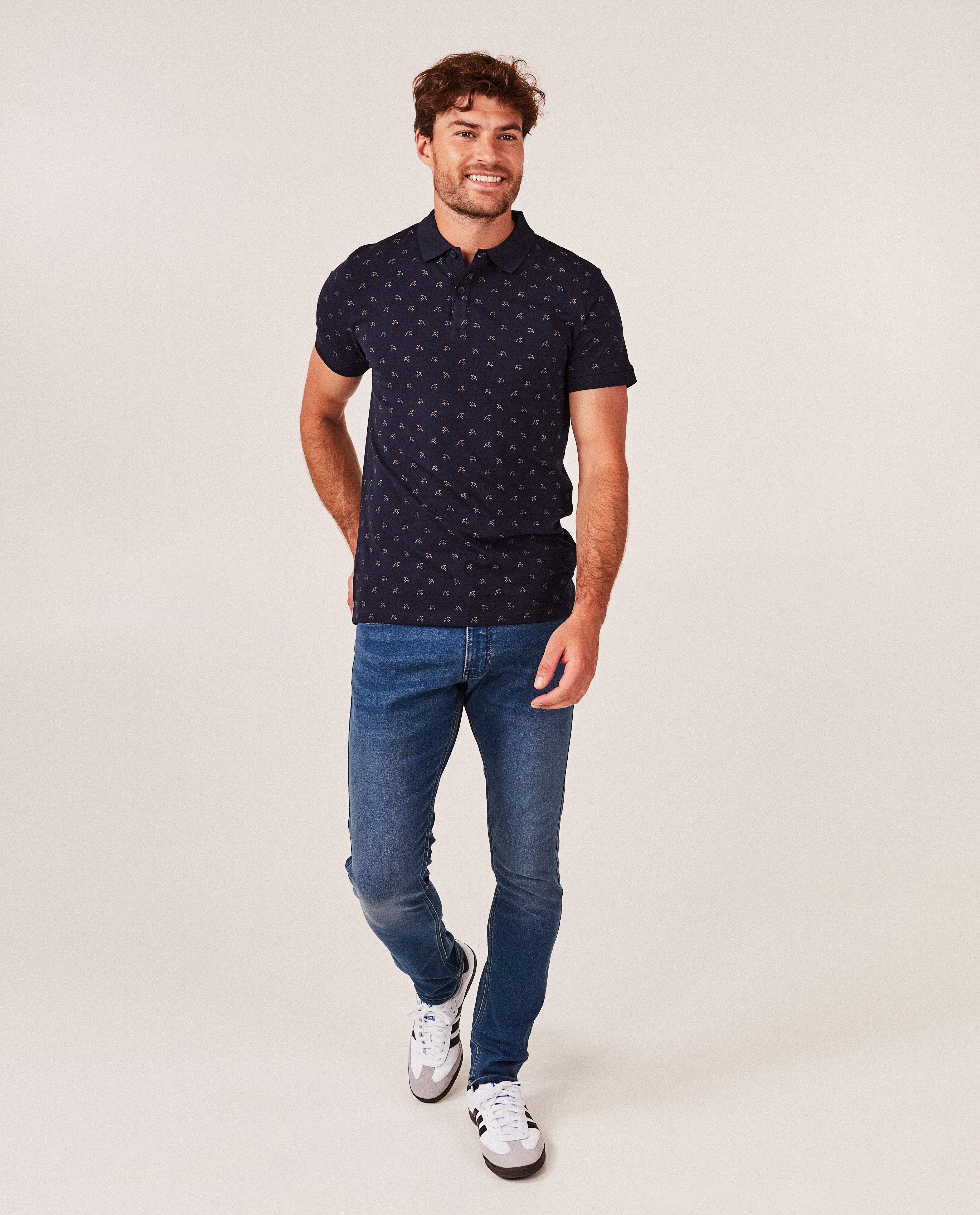 Blugi JBC Blue, croială skinny albastră