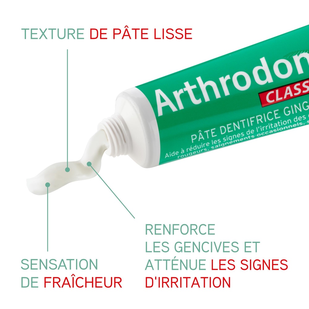 Oral Care PIERRE FABRE ORAL CARE Arthrodont Classic - Pâte dentifrice gingivale 75ml Dentifrice