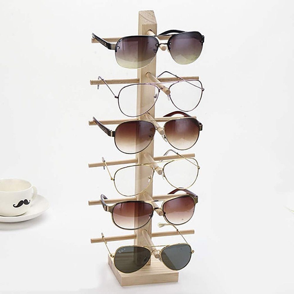 Tian Dee Brillenetui Brillenhalter Brillenständer Kreative Holz Sonnenbrille Rack
