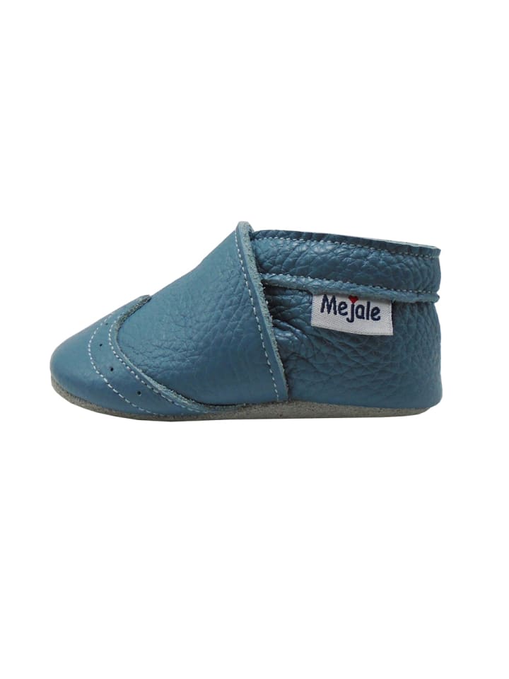 Yalion Leder-Krabbelschuhe in blue günstig kaufen