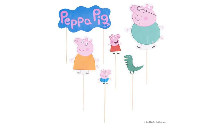 Dr.Oetker Kuchen-Topper Peppa 12-teilig