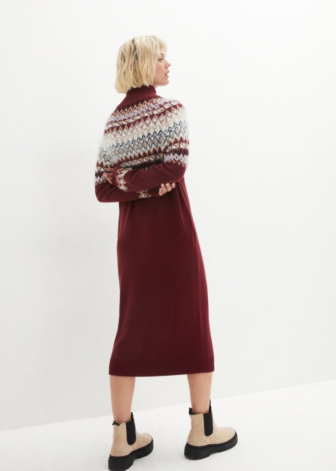Norweger-Strickkleid