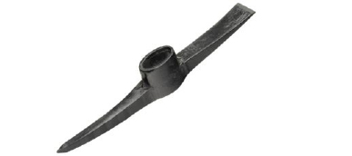 Heka Werkzeuge GmbH Kreuzhacke 3000 g schwarz, ohne Stiel