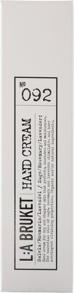 L:A Bruket No. 092 Hand Cream Sage / Rosemary / Lavender Handcreme