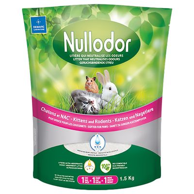 Nullodor Silikatstreu für Katzen und Kleintiere