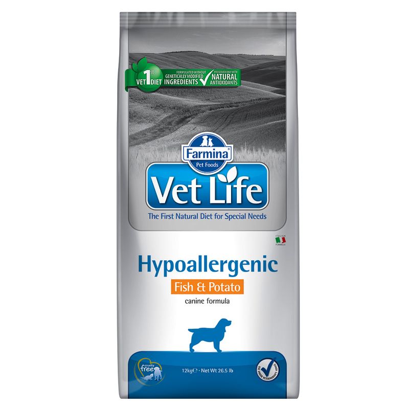 Farmina Vet Life Dog Hypoallergenic mit Fisch & Kartoffel