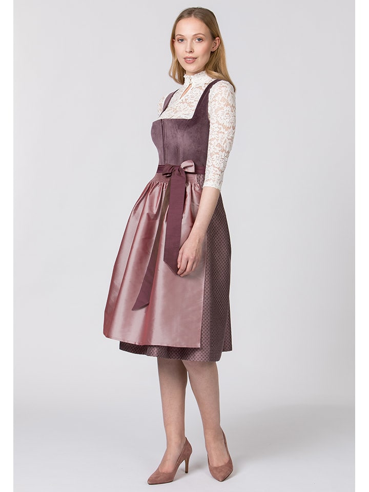 Stockerpoint Dirndl ''Malve'' in Aubergine günstig kaufen