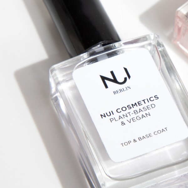 NUI Cosmetics Natural & Vegan Nailcolor Top & Base Coat Nagellack