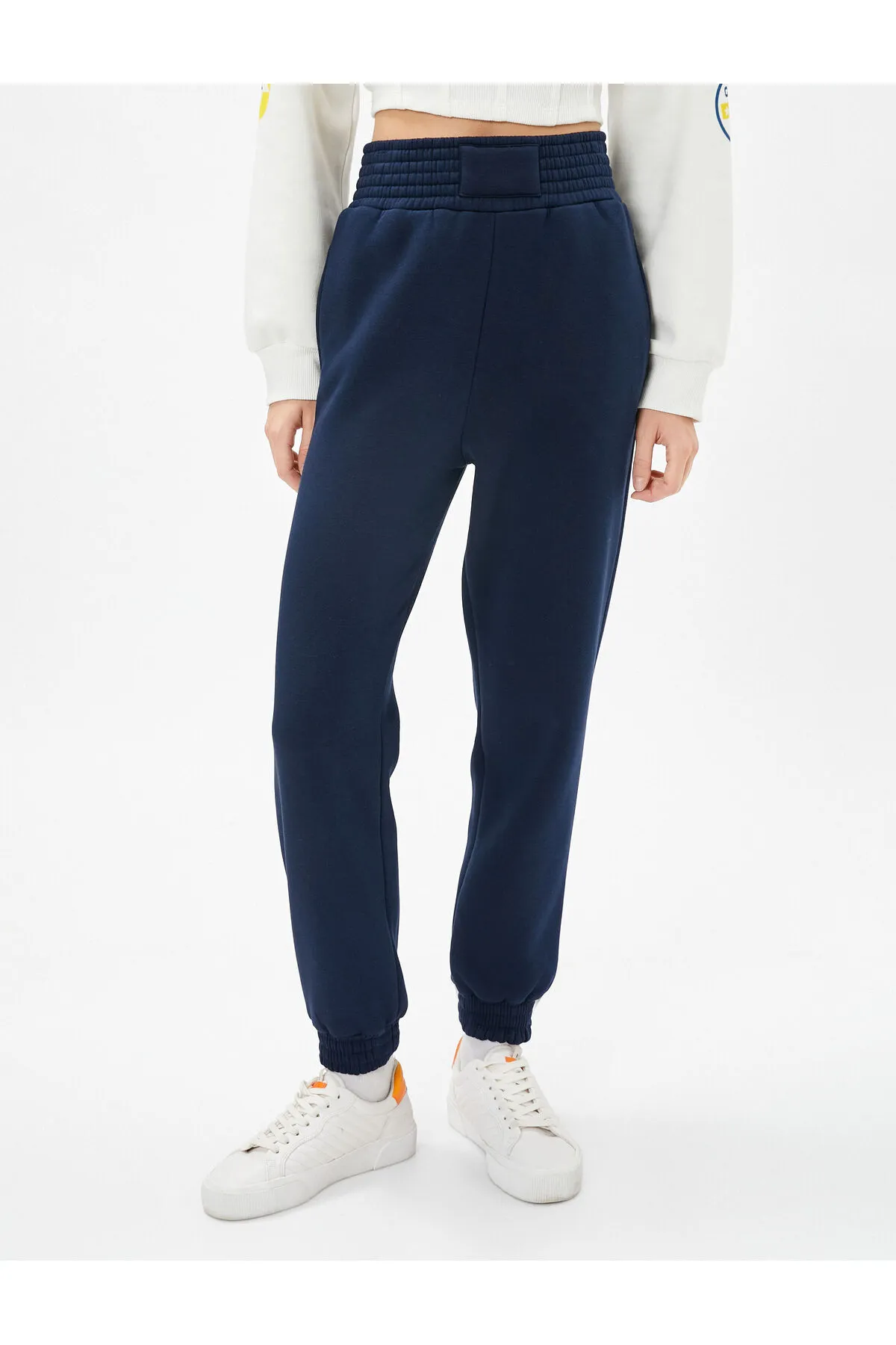 Koton  Jogger-Jogginghose mit hoher Taille und detaillierten Taschen