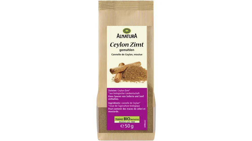 Alnatura Bio Ceylon Zimt 50 g