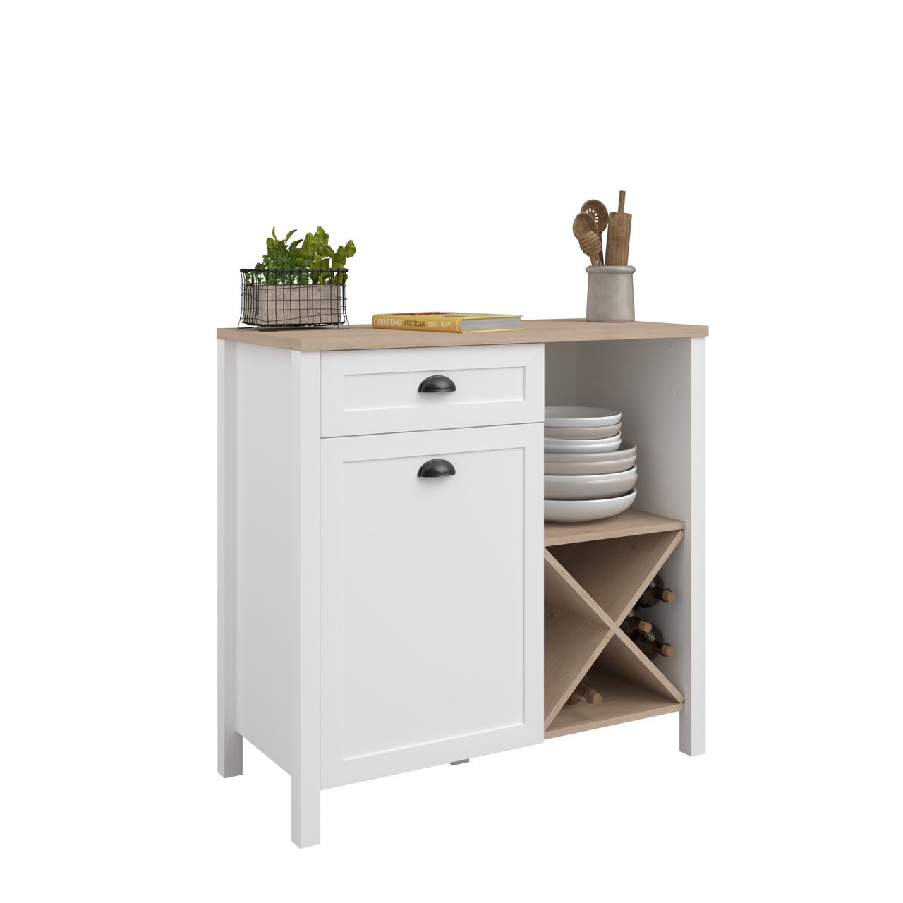 Parisot Buffet Set - Cottage 1, Buffet und Beistellschrank