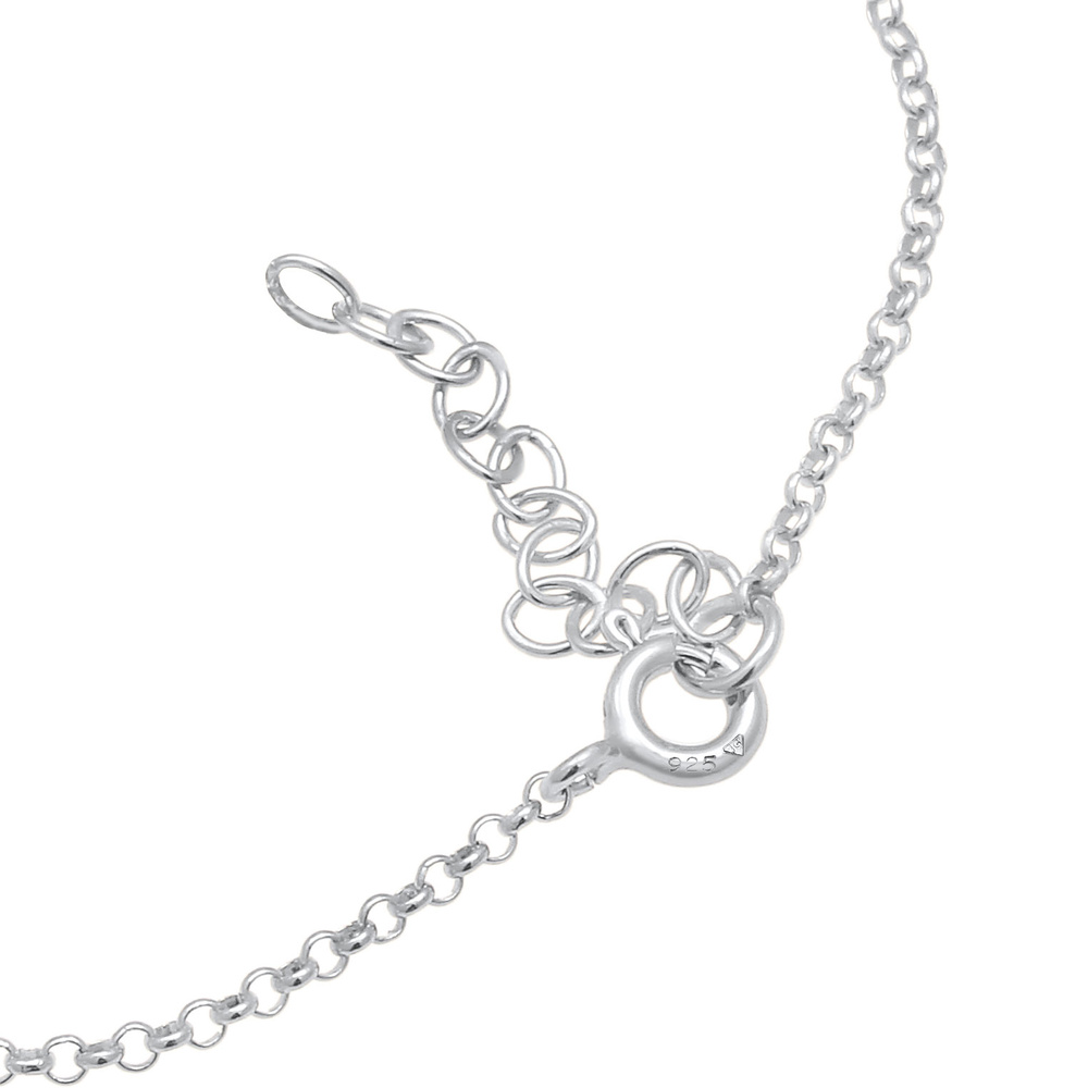 Elli Elli Bracelet pour dames Cercle de base Look Geo en 925/1000 argent massif Bracelet