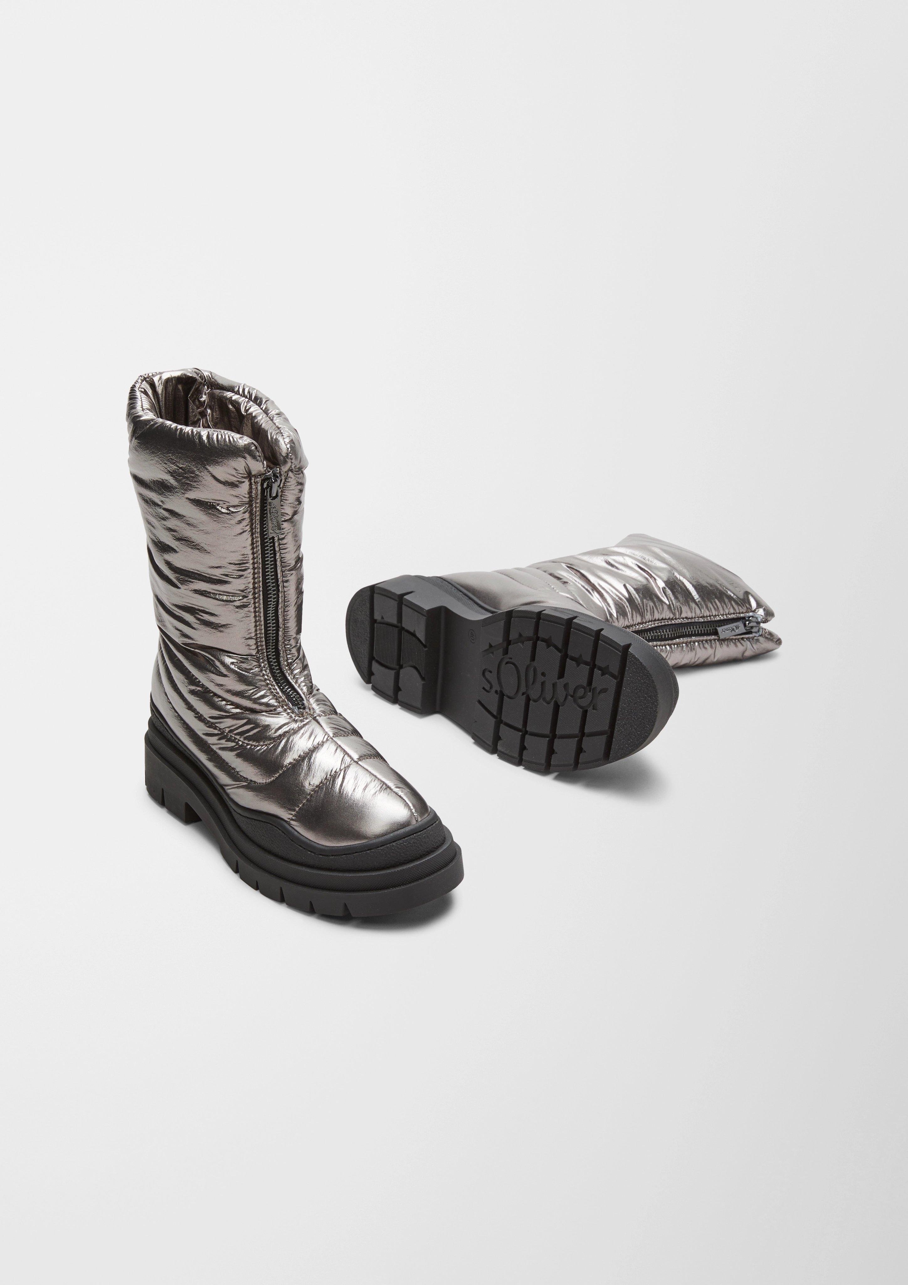 Boots in Metallic-Optik  6006684-915