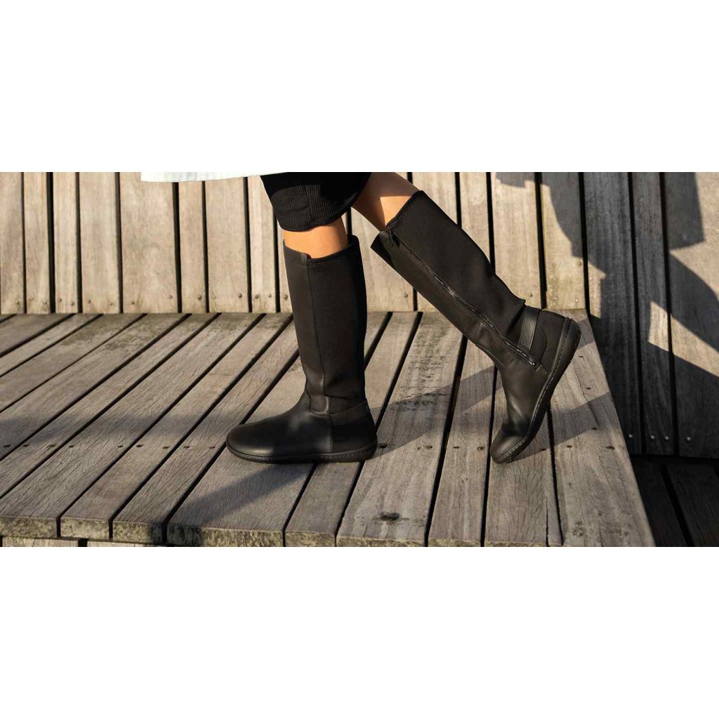 Vivobarefoot Ryder II L Obsidian Barfuß-Stiefel
