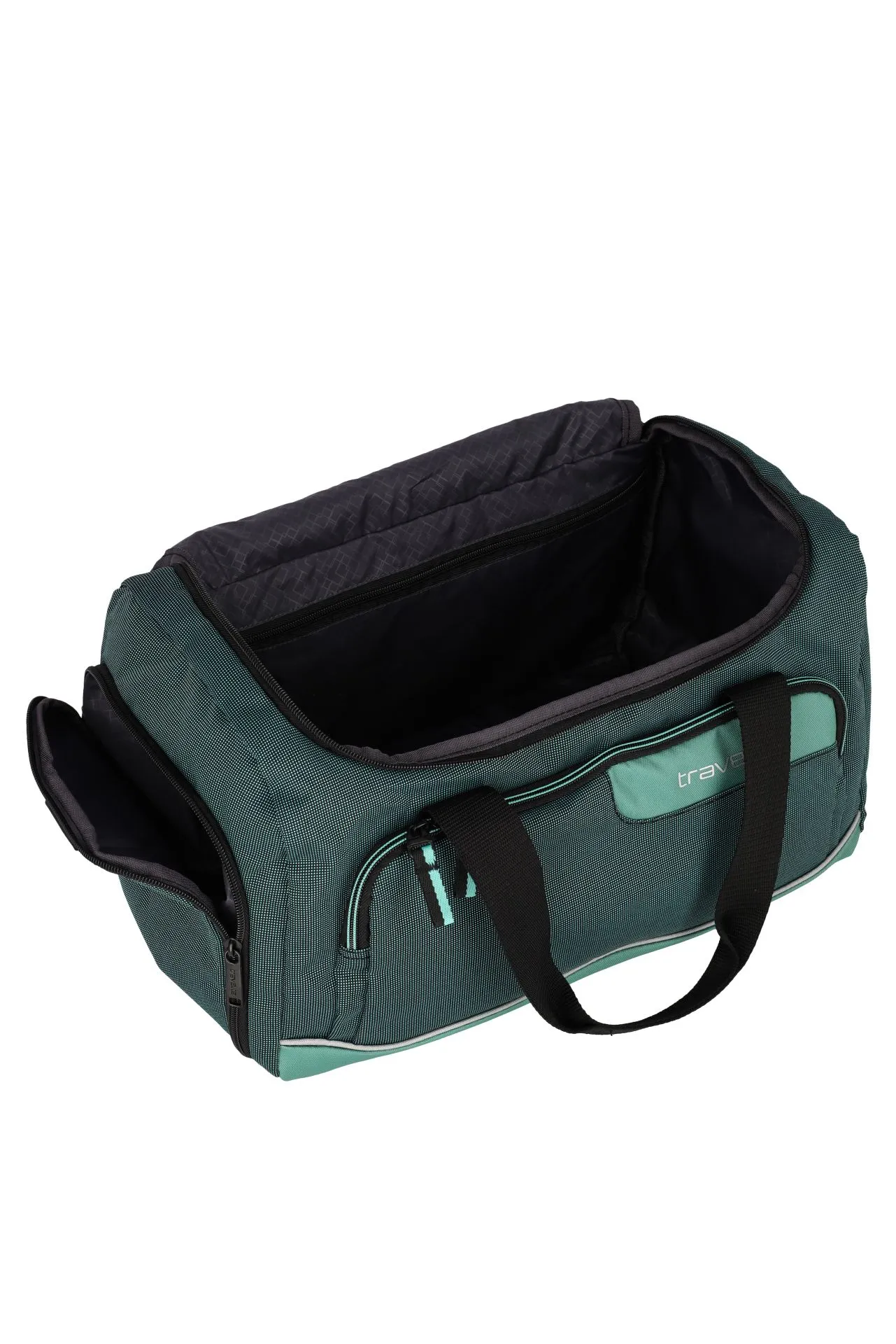 Travelite VIIA Kofferset 4 Rollen Größe L\/M\/S + Reisetasche - Eukalyptus