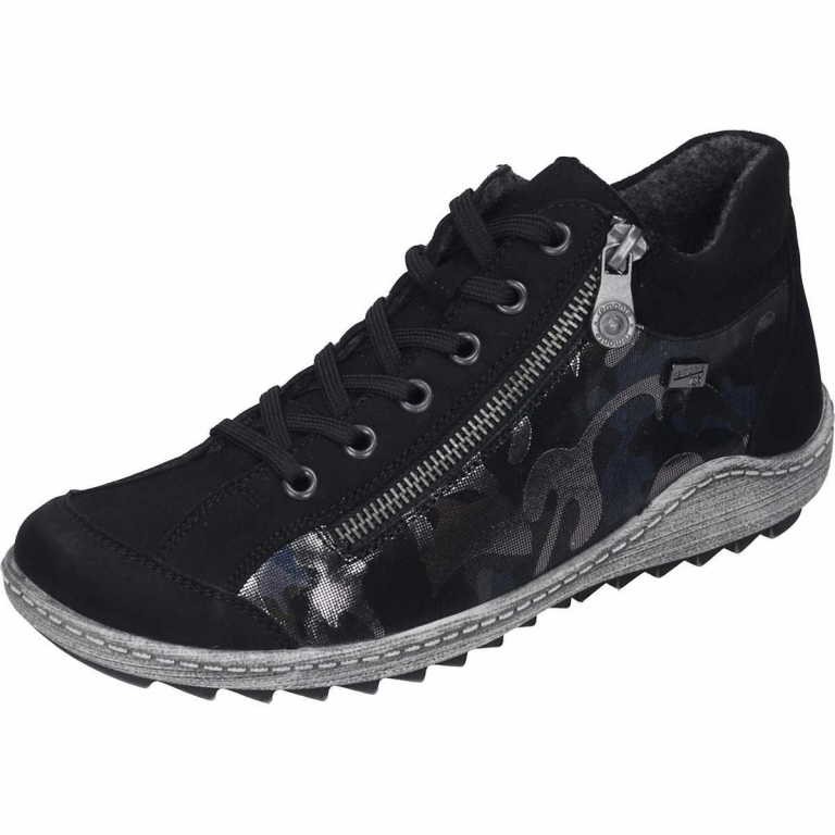 REMONTE Schnür-Stiefeletten schwarz