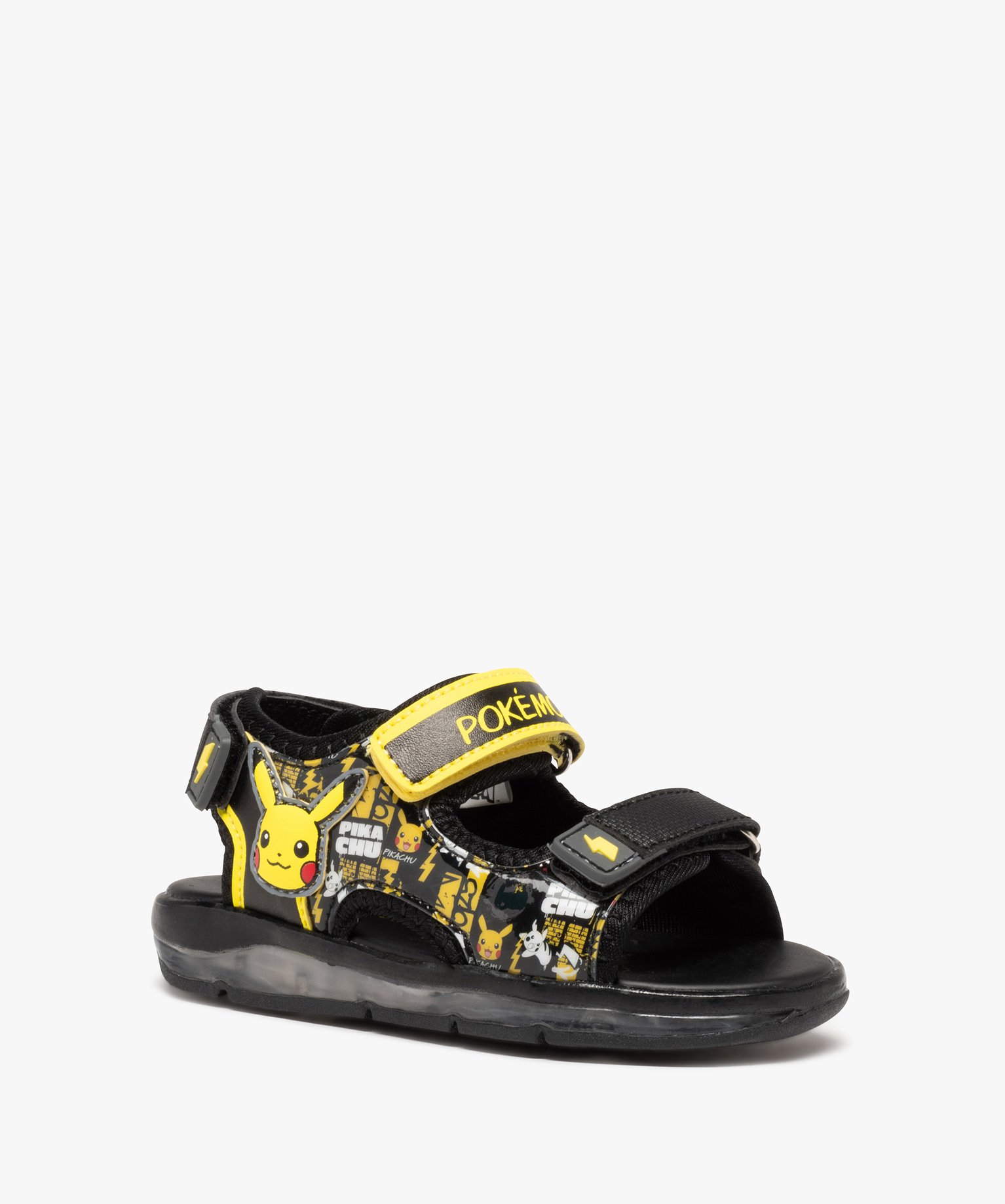 Sandales Garçon sport à scratchs - Pokemon noir | GEMO