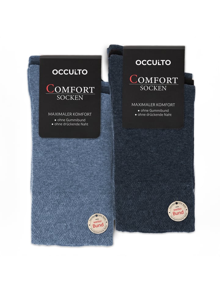 Occulto 10er Pack Komfort Socken Philipp in Blau-Mix günstig kaufen