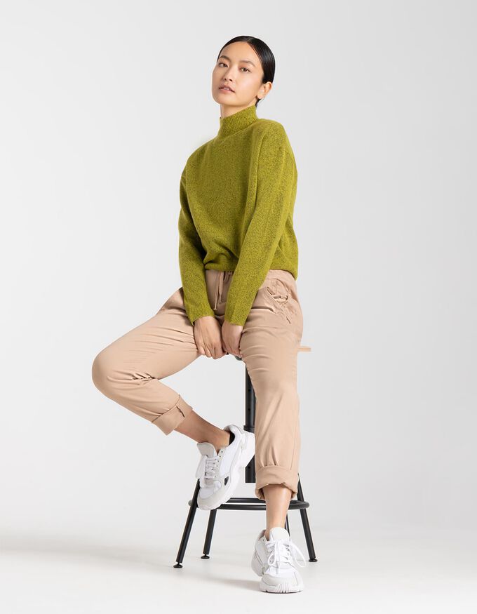 Damen Pullover - Stehkragen