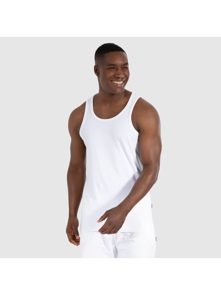 SMILODOX Unterhemd Kai Modal in Weiß günstig kaufen