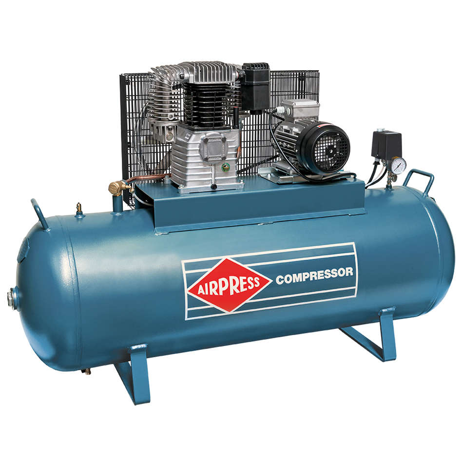 Compressore Airpress 36524-N K300-600 con trasmissione a cinghia trapezoidale, 400 Volt.