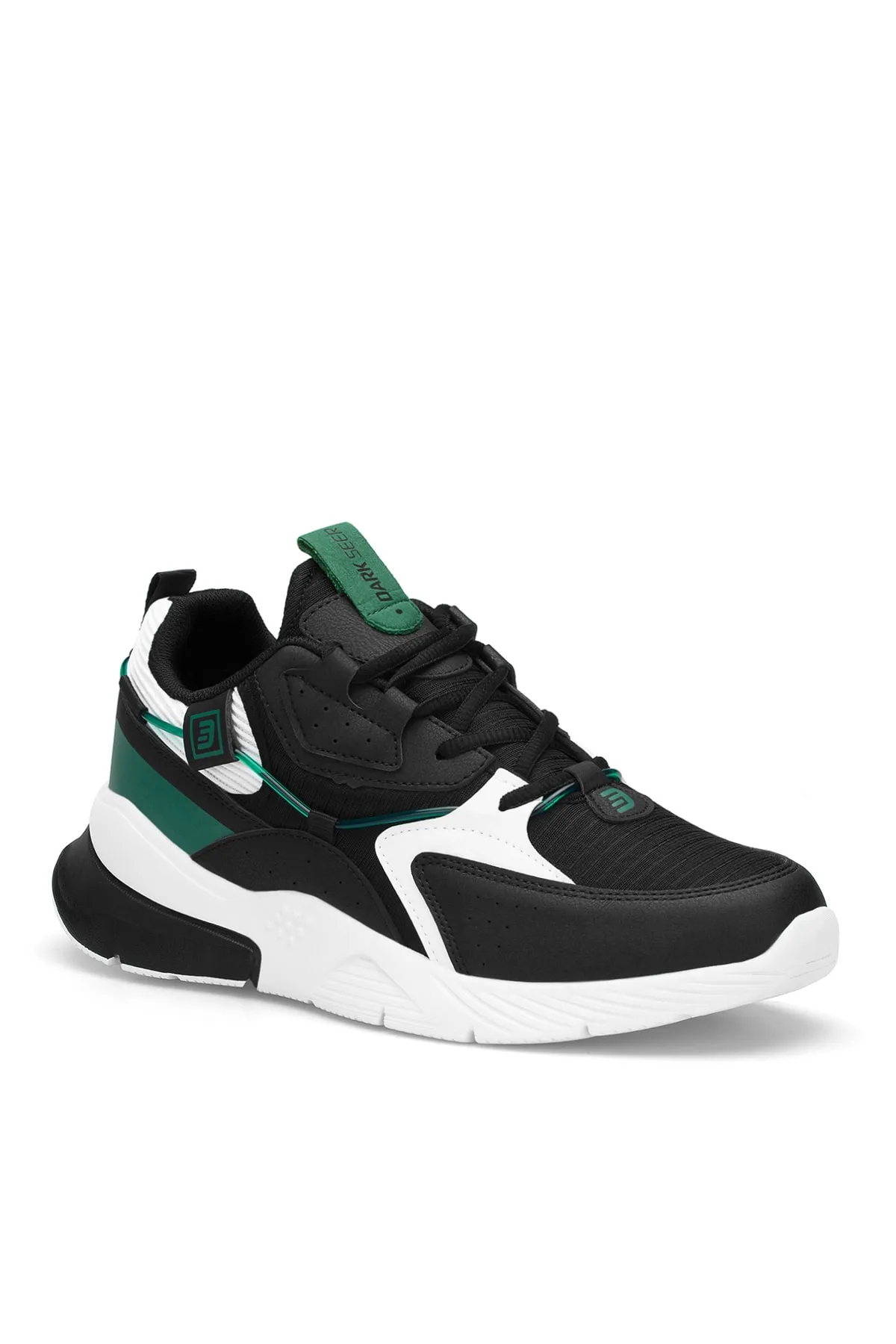 DARK SEER  Schwarz-weiß-grüner Unisex-Sneaker