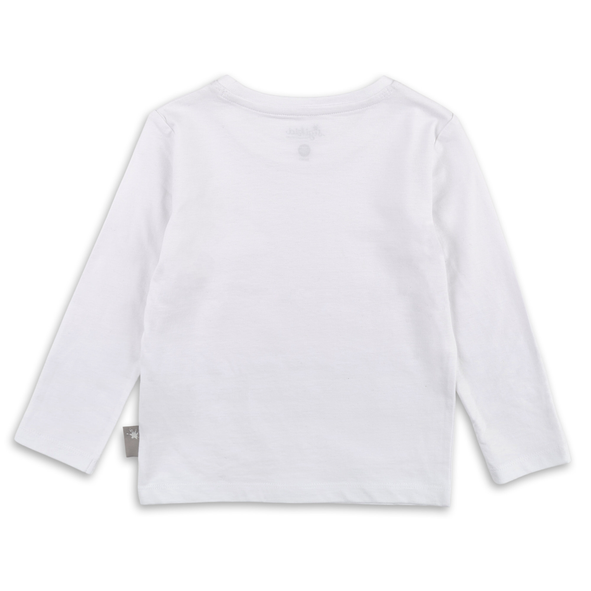 Kinder Langarmshirt im 2er Pack, weiß