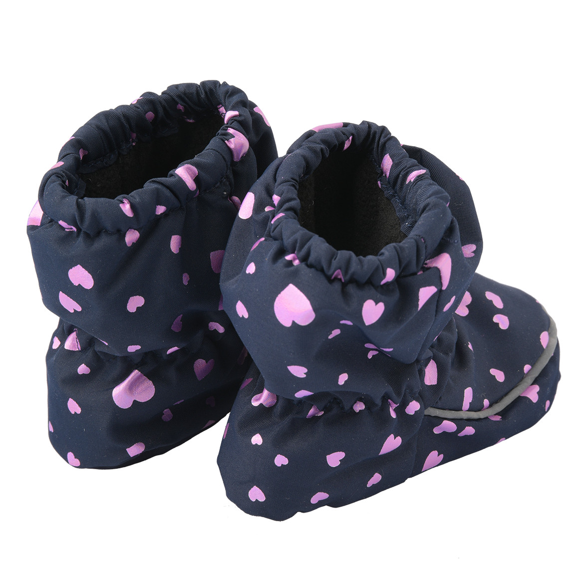 Baby Softschuhe mit Herz-Allover