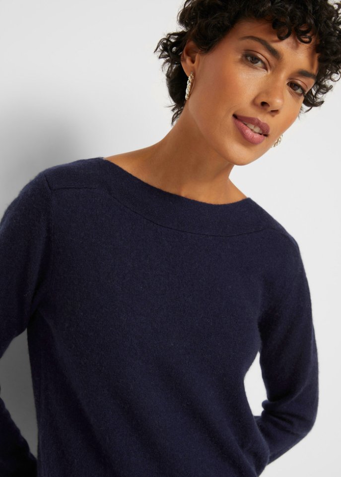 Wollpullover mit Good Cashmere Standard®-Anteil
