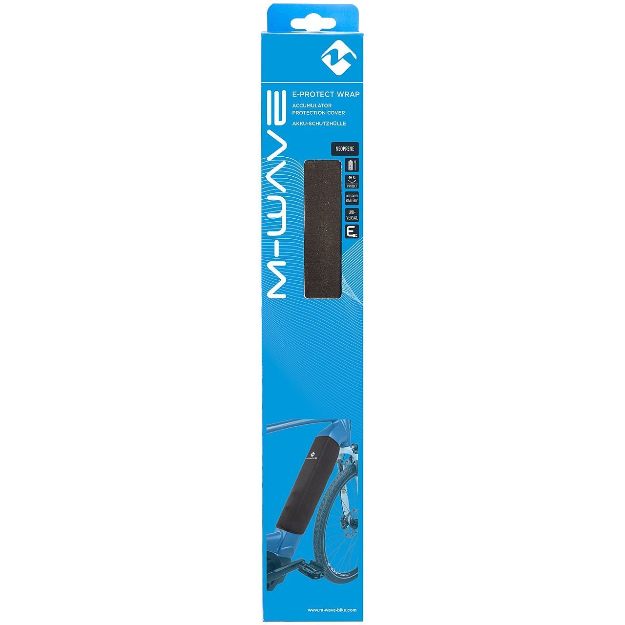 M-Wave E Bike Akku Cover Tube für Unterrohr Akku`s Neoprene Universeller E-Bike Akku