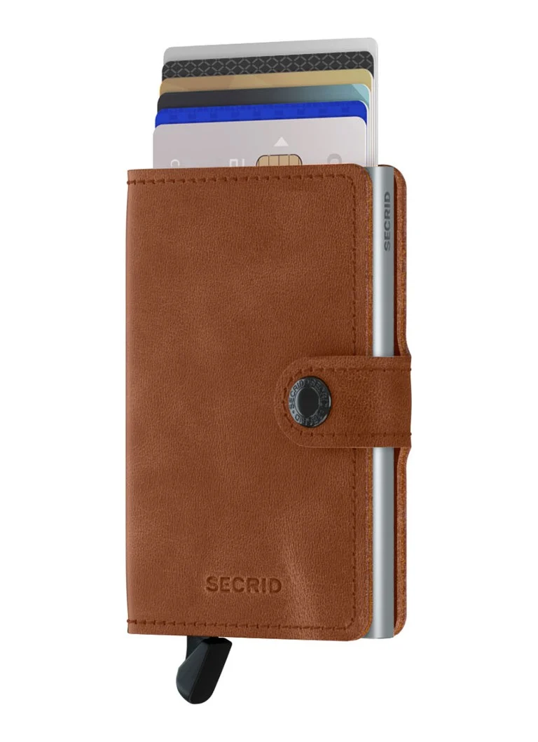 Portafoglio mini Secrid in pelle con porta carte di credito.