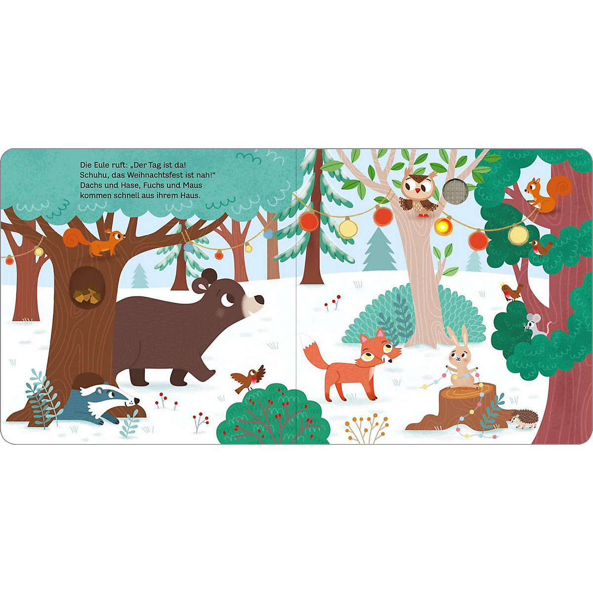 Mein blinkendes Soundbuch - Weihnachten im Wald