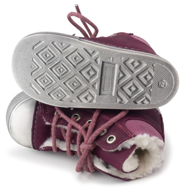 Däumling softie ~ Ecki HighCut Sneaker Winter ~ Fuchsia