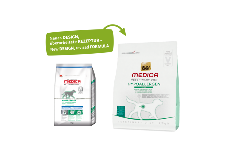 SELECT GOLD Hundetrockenfutter SELECT GOLD Medica Hypoallergen PLUS Lachs & Kartoffeln 2,5 kg