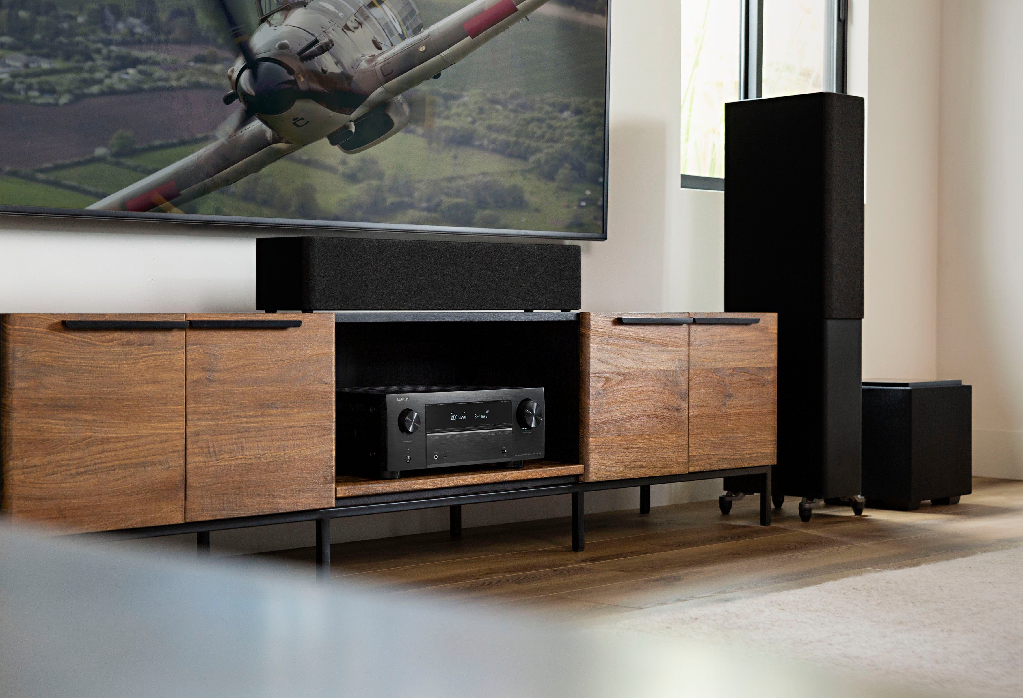 Denon AVR-X2800H 7.2 AV-Receiver (Bluetooth, LAN (Ethernet), WLAN, mit DAB)