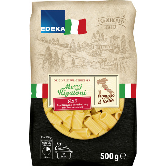 EDEKA Italia Mezzi Rigatoni 500G
