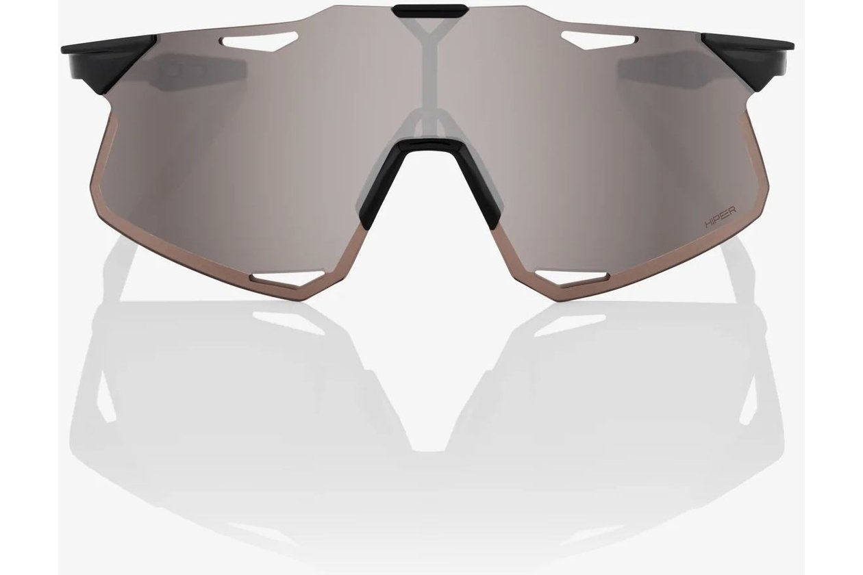 100 Percent Hypercraft Gloss Black / HiPER Silver Mirror