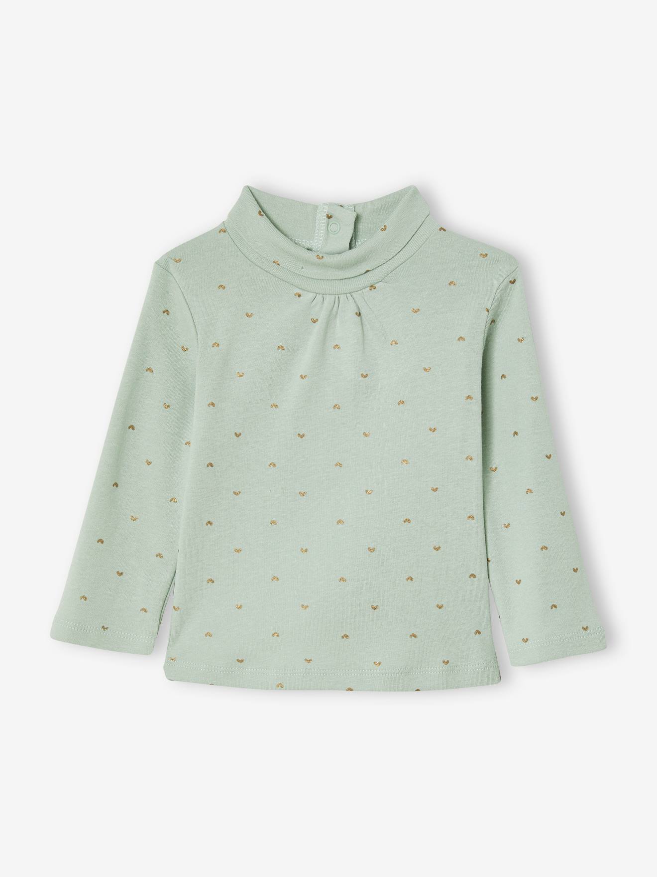 Lot de 2 sous-pulls bébé fille BASICS lot vert