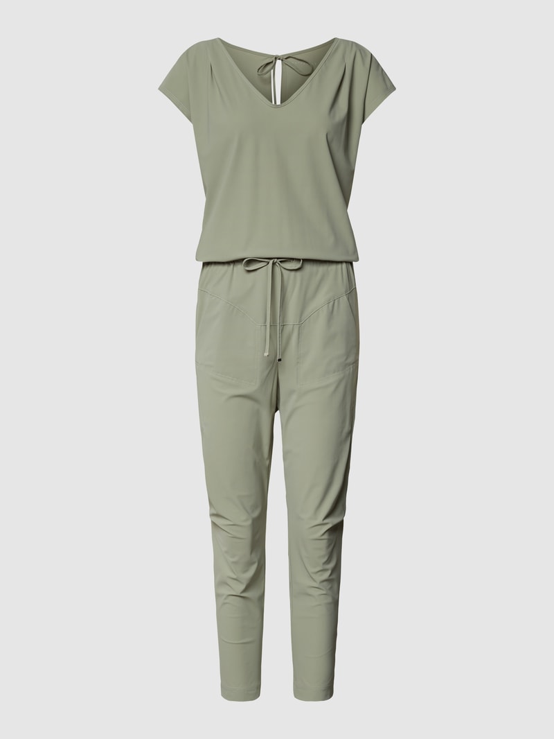 Jumpsuit mit seitlichen Eingrifftaschen Modell GIRA JUMPY in khaki